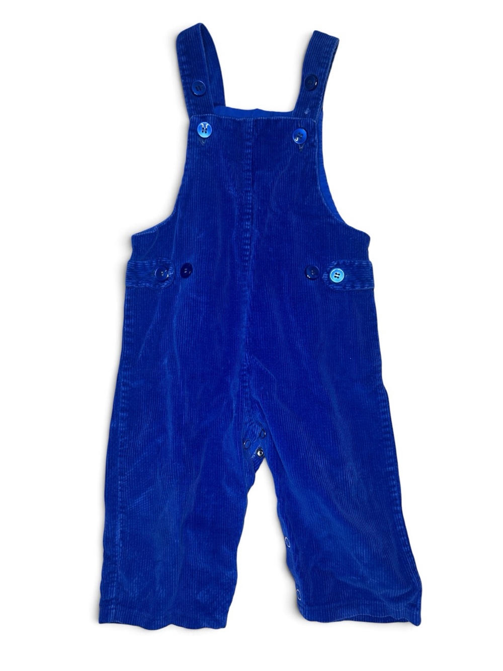 Little One’s Corduroy Overalls - Royal Blue